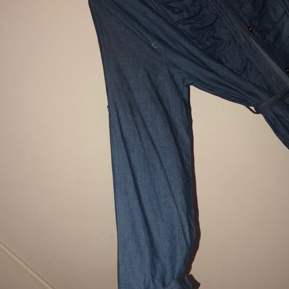 Long Denim Overtop - Picture 2 of 6